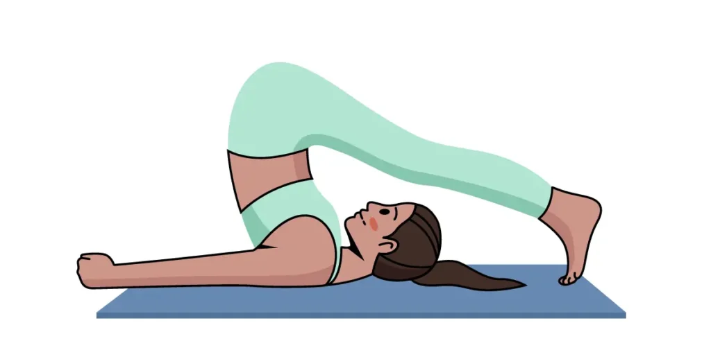 Halasana steps in hindi